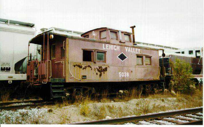 Photo of Lehigh Valley Caboose has seen better days