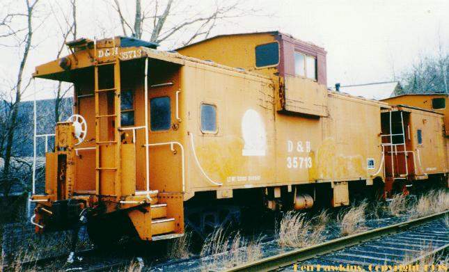 Photo of D&H 35713 in Ashland, NH.
