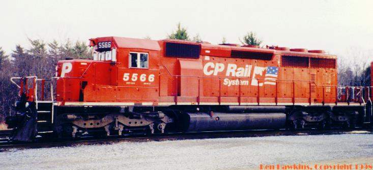 Photo of CP 5566 at Saratoga Springs, NY.