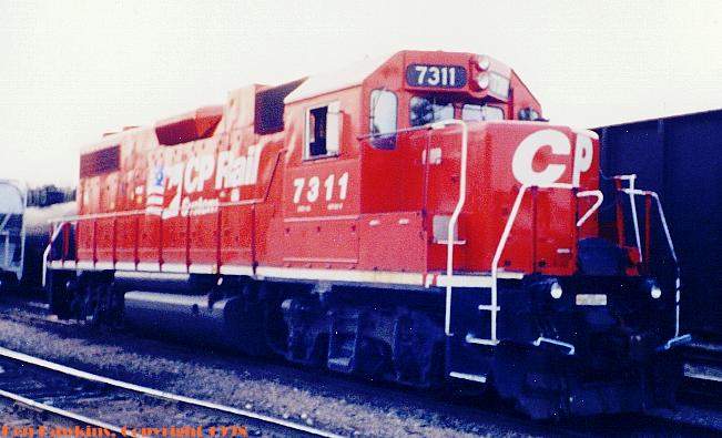 Photo of CP 7311 at Saratoga Springs, NY.