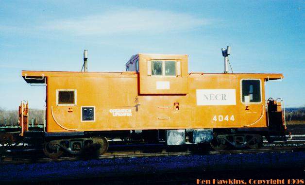 Photo of NECR 4044 caboose at Italy Yard at St.Albans, VT.
