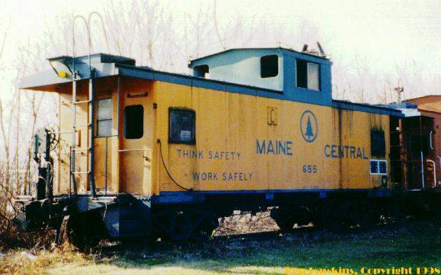Photo of Maine Central's 655 at Canaan, CT.