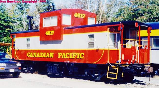 Photo of Canadian Pacific's 4617 at Lincoln, NH.