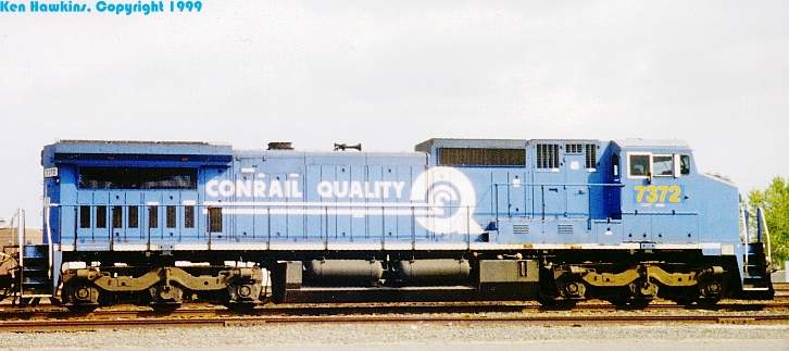 Photo of Conrail 7372 at W. Springfield, Mass.