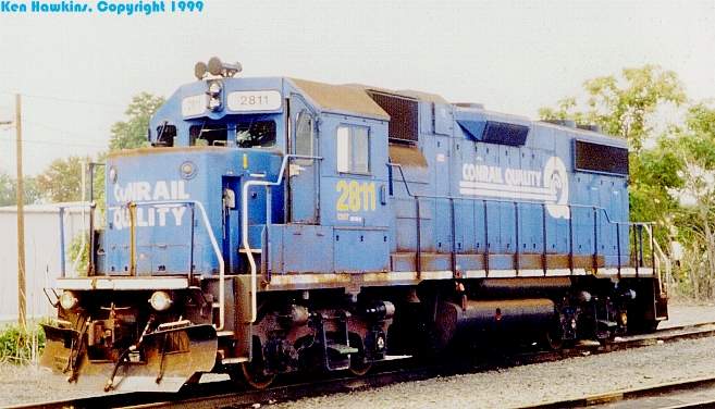 Photo of Conrail 2811 at West Springfield, MA.