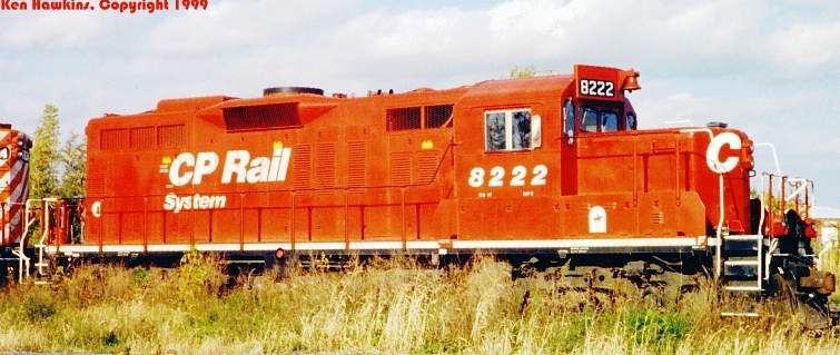 Photo of Canadian Pacific's 8222 at Rouses Point, NY.
