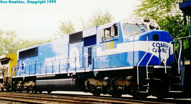 Photo of Conrail's 789 at West Springfield, Mass.