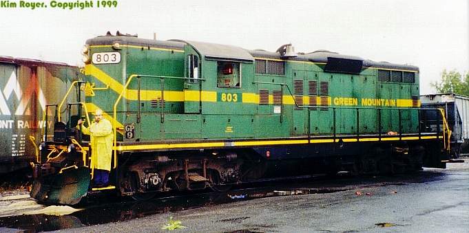 Photo of GMRC 803 in Burlington, VT.