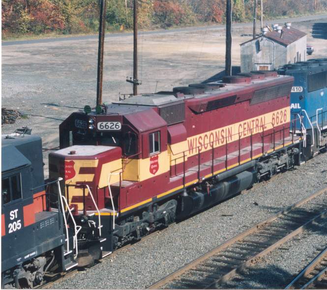 Photo of Wisconsin Central SD45 on Coal Train