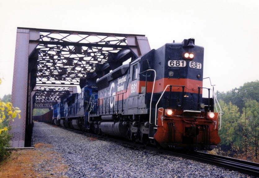 Photo of Empty Bow Coal Train at Bedford, NH