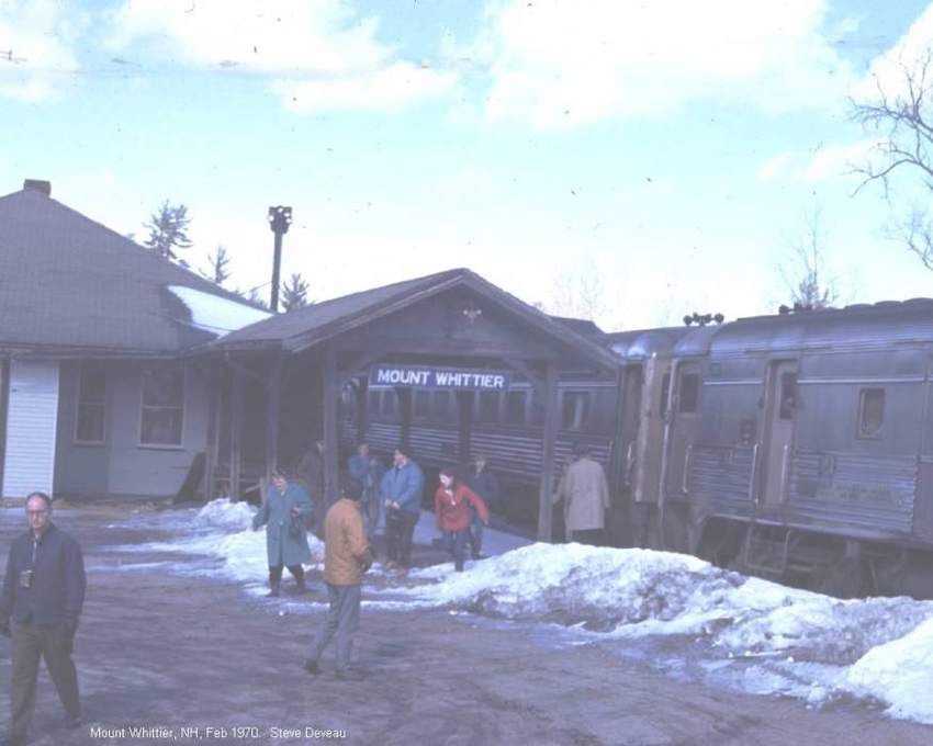 Photo of Mount Whittier, Winter 1969-70.