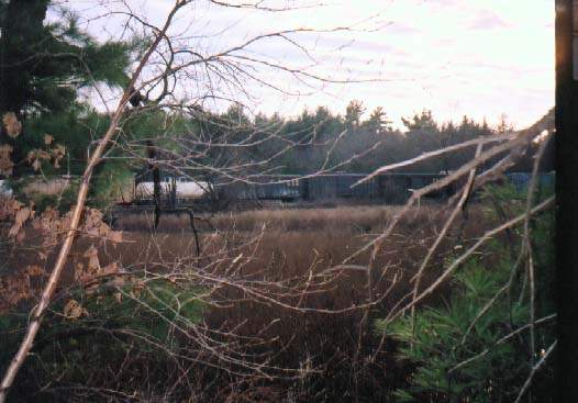 Photo of Guilford train crossing Stony Brook in Westford, MA