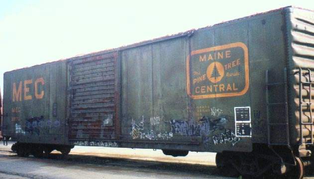 Photo of Maine Central Boxcar in lowell