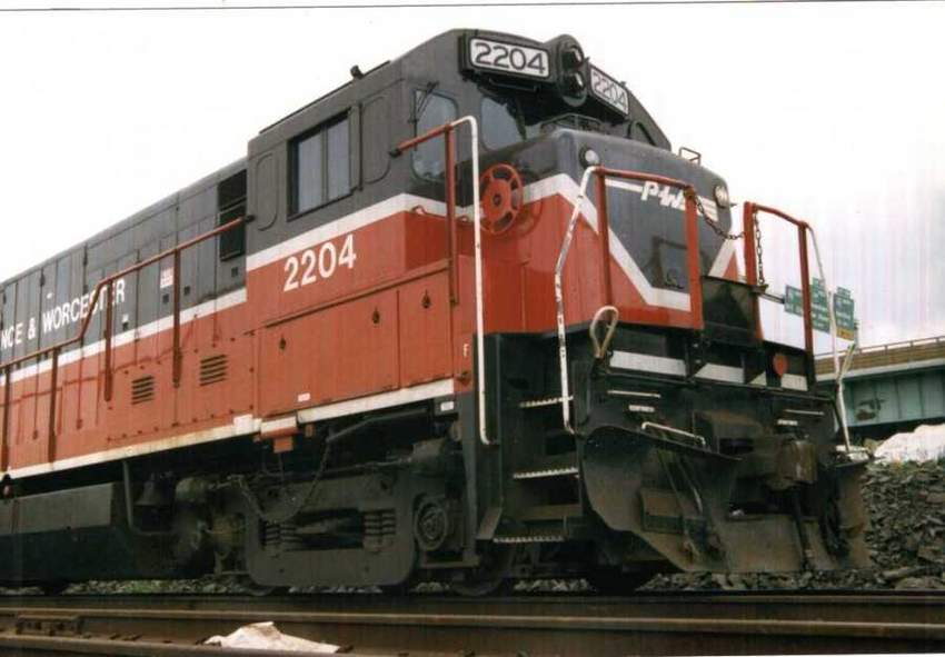 Photo of P&W B23-7 #2204 at the Belle Dock in New Haven