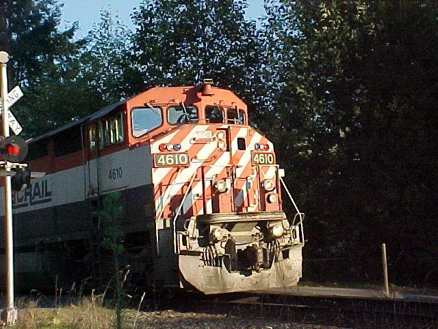 Photo of BC Rail locomotive #4610