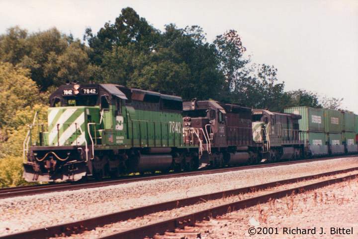 Photo of BN SD40-2 Stack