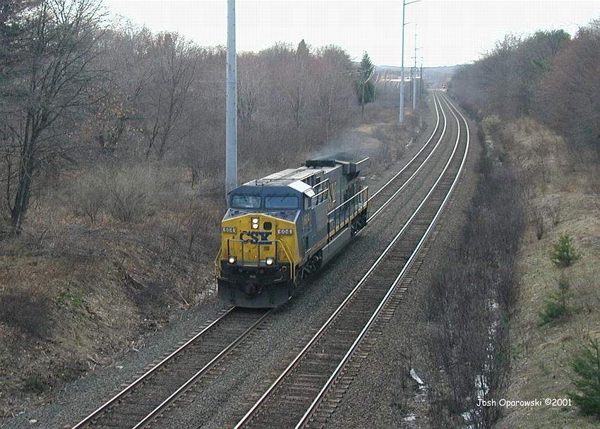 Photo of A single AC6000 at Westboro