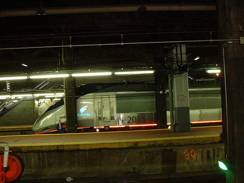 Photo of Acela 2035 at Penn Station, NY