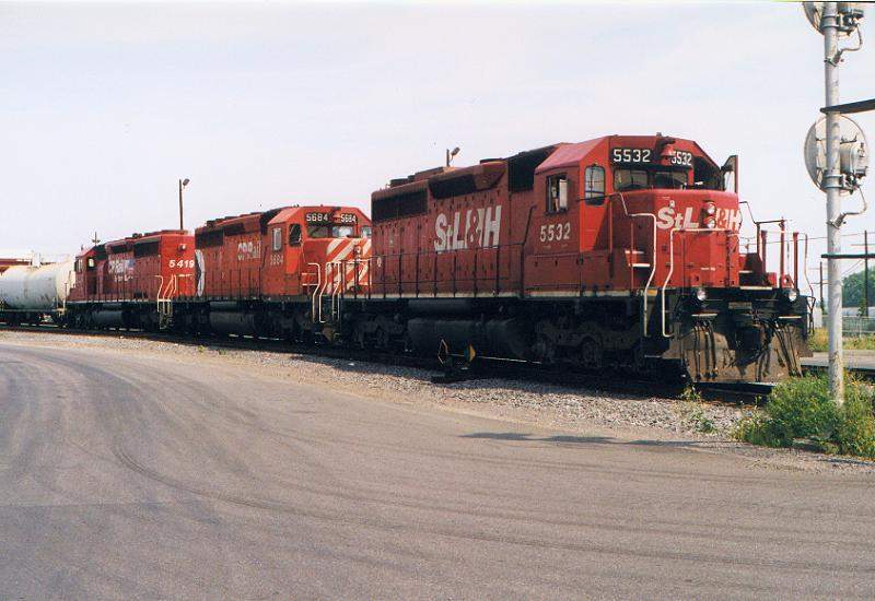 Photo of St-Lawrence & Hudson freight train