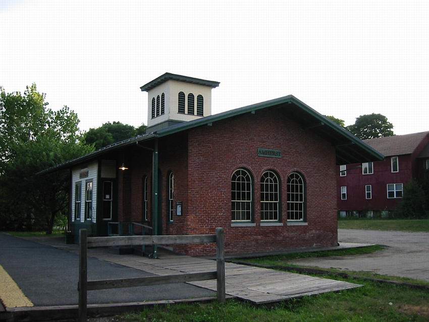 Photo of The Amtrak station at Amherst Ma