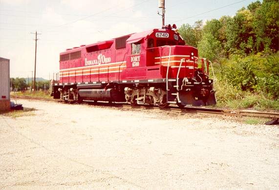 Photo of IORY GP40-1 #6740 at Valley Jct., Ohio