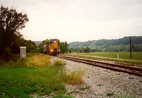 Photo of IORY excursion near Guilford, Indiana.