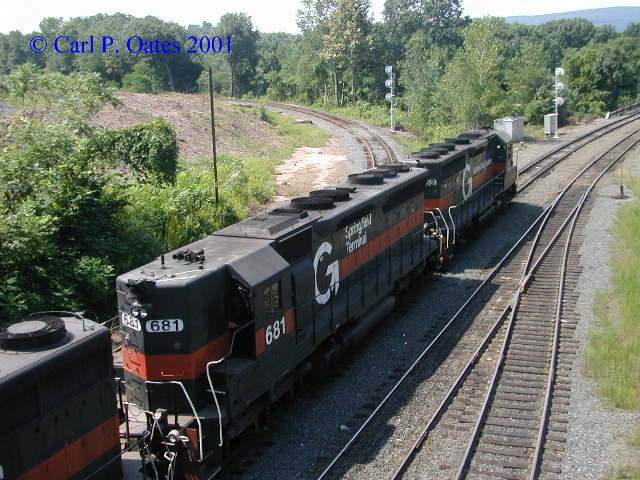 Photo of SD45 #681 at East Deerfield