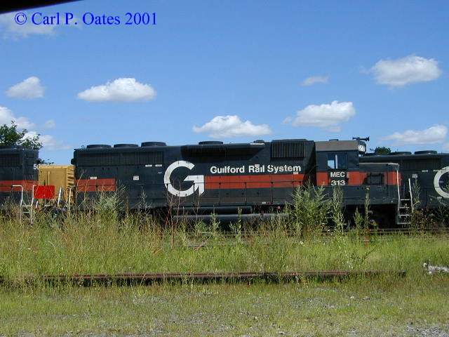 Photo of GP40 #313 in Lowell