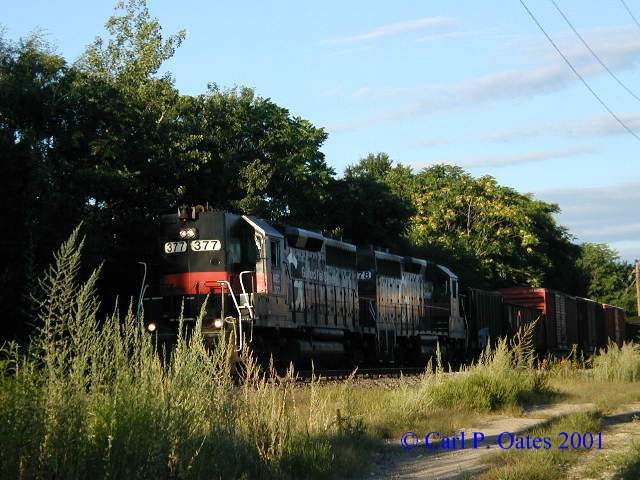 Photo of GP40 #377 in Lowell