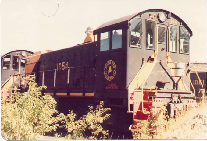 Photo of Portland Terminal S-2 #1054 at Rigby Yards, Portland, ME 1981