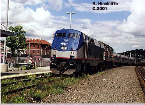 Photo of Amtrak 126 at Worcester