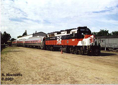 Photo of Shoreline East train set.