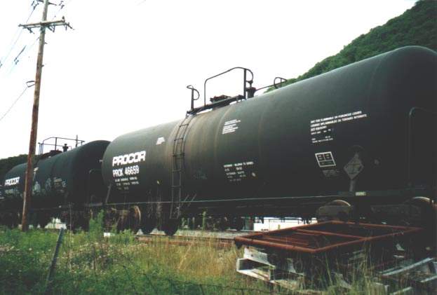 Photo of Procor Tanks in GMRC yard - N. Walpole, NH