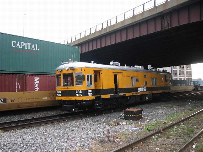 Photo of Sperry Car 125 at CP-45 in Worcester, MA.