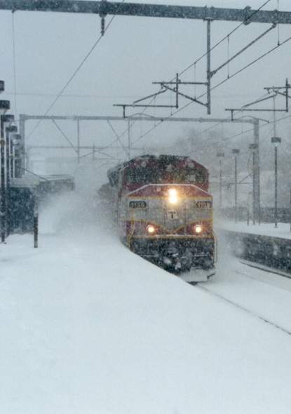Photo of MBTA in the Snow!