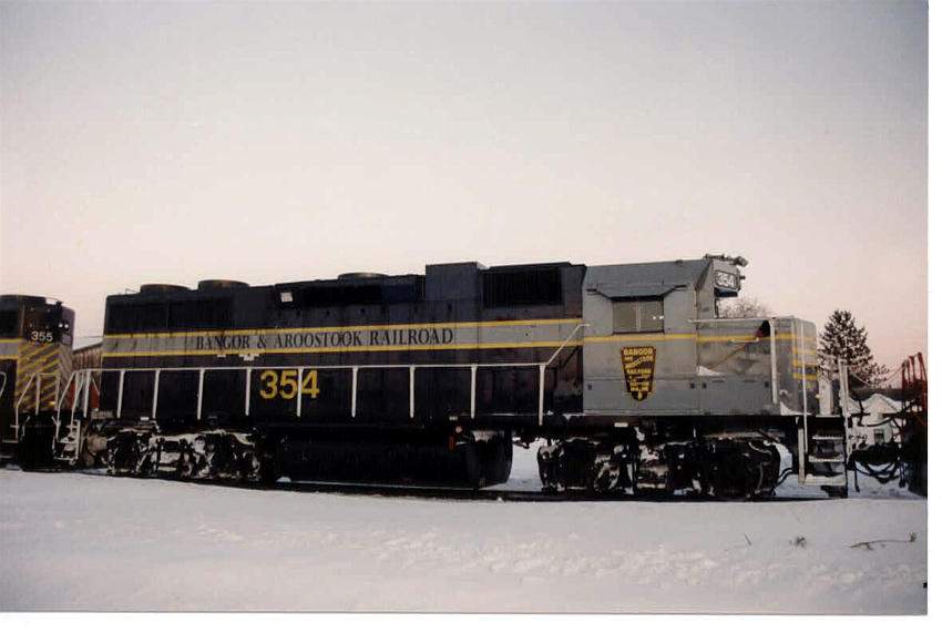 Photo of BAR GP38-3 #354, Taken in December, 1998 at NMJ