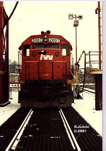Photo of P&W 2007 on fuel track