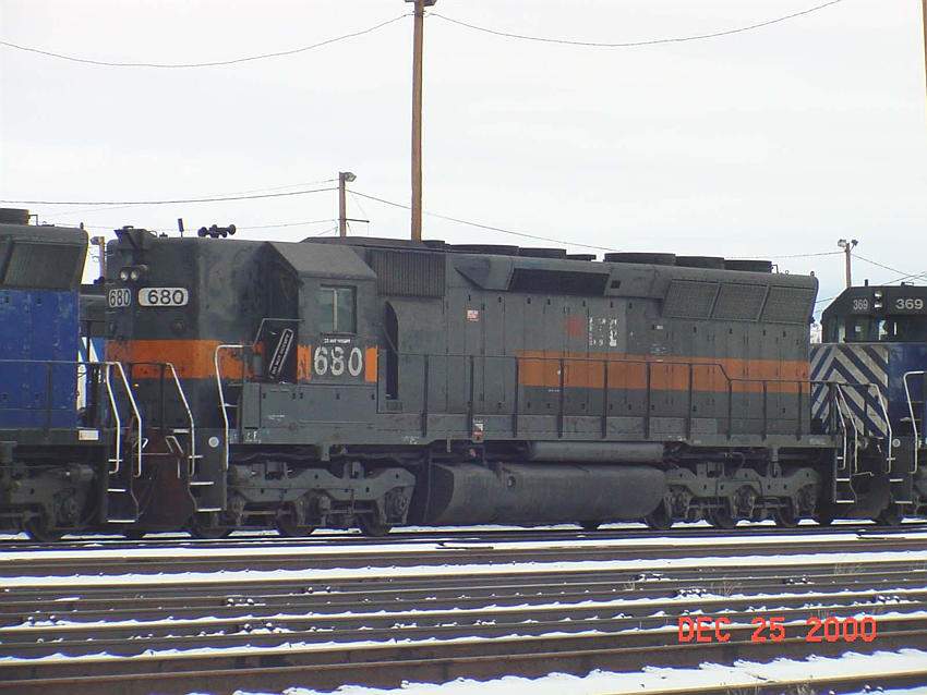 Photo of Ex-ST 680 SD45 on Montana Rail Link