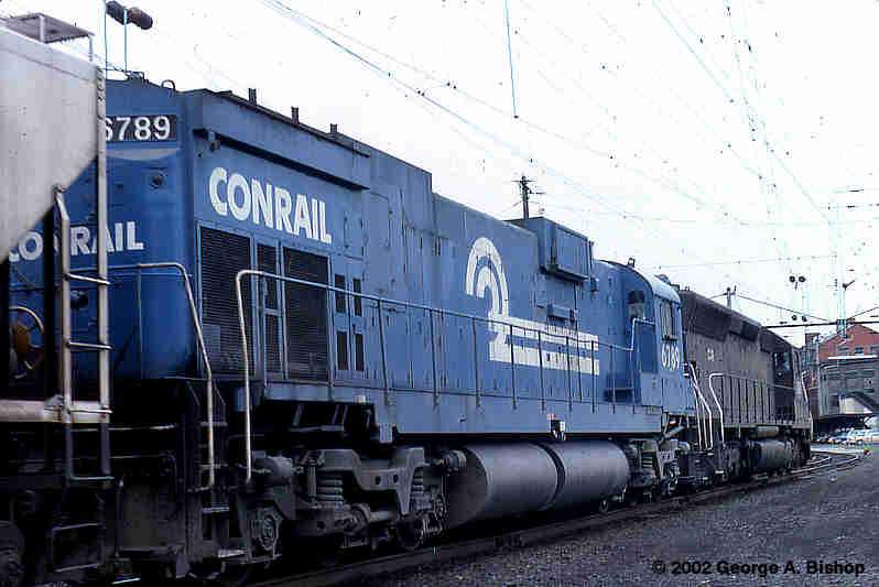 Photo of Conrail ALCO at Cedar Hill, CT in Aug, 1977 by George A. Bishop (WFPT)