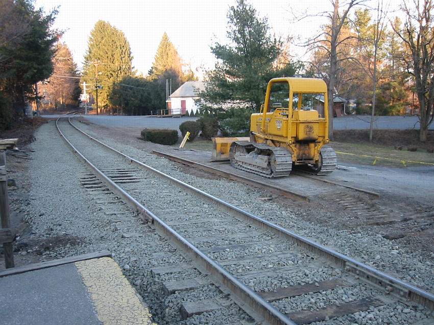 Photo of Site of the train wreck at Amherst Mass