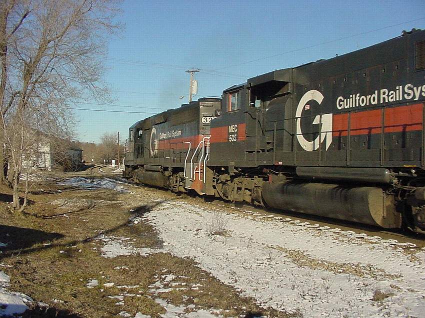Photo of GRS Train POSD passing through Auburn, ME
