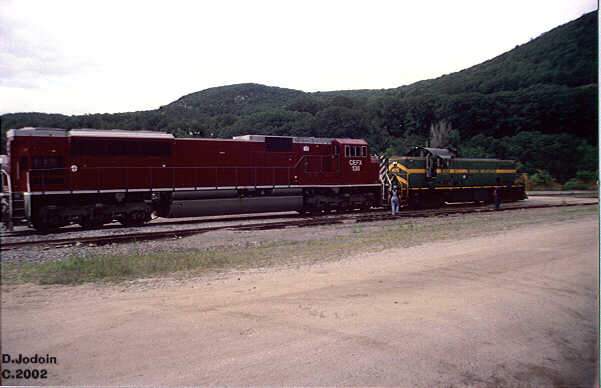 Photo of GMRC RS-1 and SD90