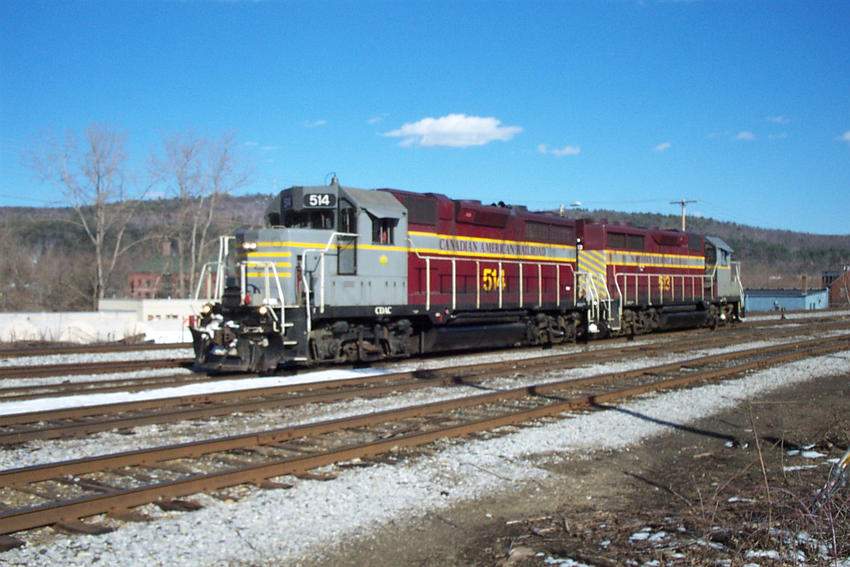 Photo of Northern Vermont GP35R's 514 & 513 In White River Jct. Vt