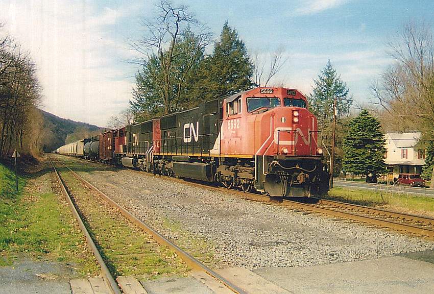 Photo of NS 41T with Canadian National power