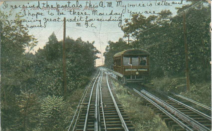 Photo of Holyoke St Railway car to the summit of Mt Tom