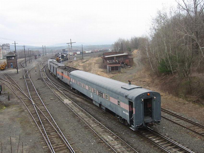 Photo of Wreck train headed east from Deerfield