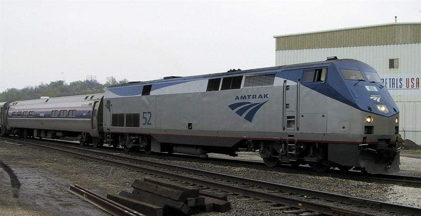 Photo of Amtrak P42 # 52 on an endangered train.