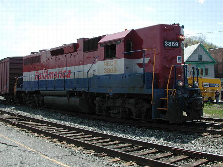 Photo of NECR Engine in the yard