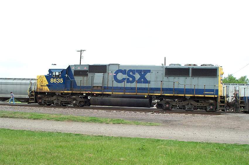 Photo of CSX helping out on the UP