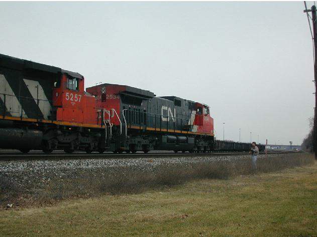 Photo of NS train 40T near Harrisburg, Pa.